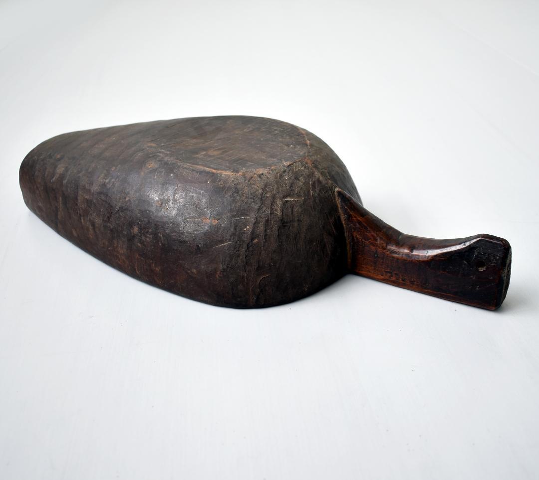 李朝時代 木製 柄杓 19世紀頃 済州島 韓国 朝鮮 高麗 古道具工芸民藝民芸