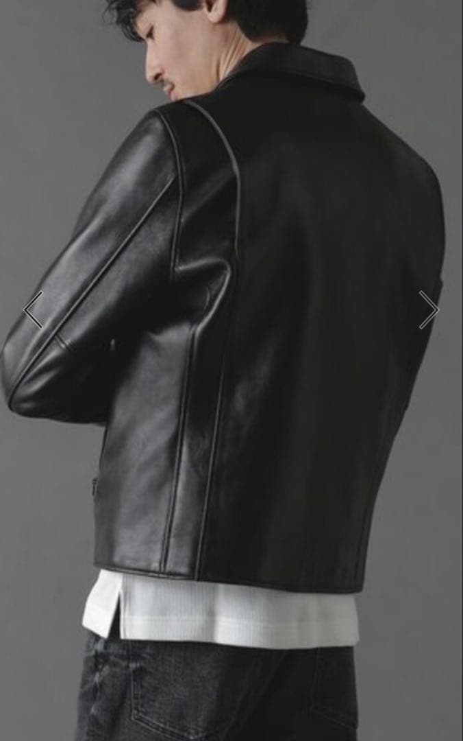 【新品】Schottショット レザー シングルジャケット ブラック サイズM