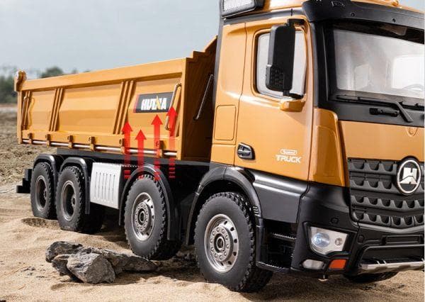 大型ダンプカーラジコン Huina 1536 4軸 8輪 1/14 2.4G