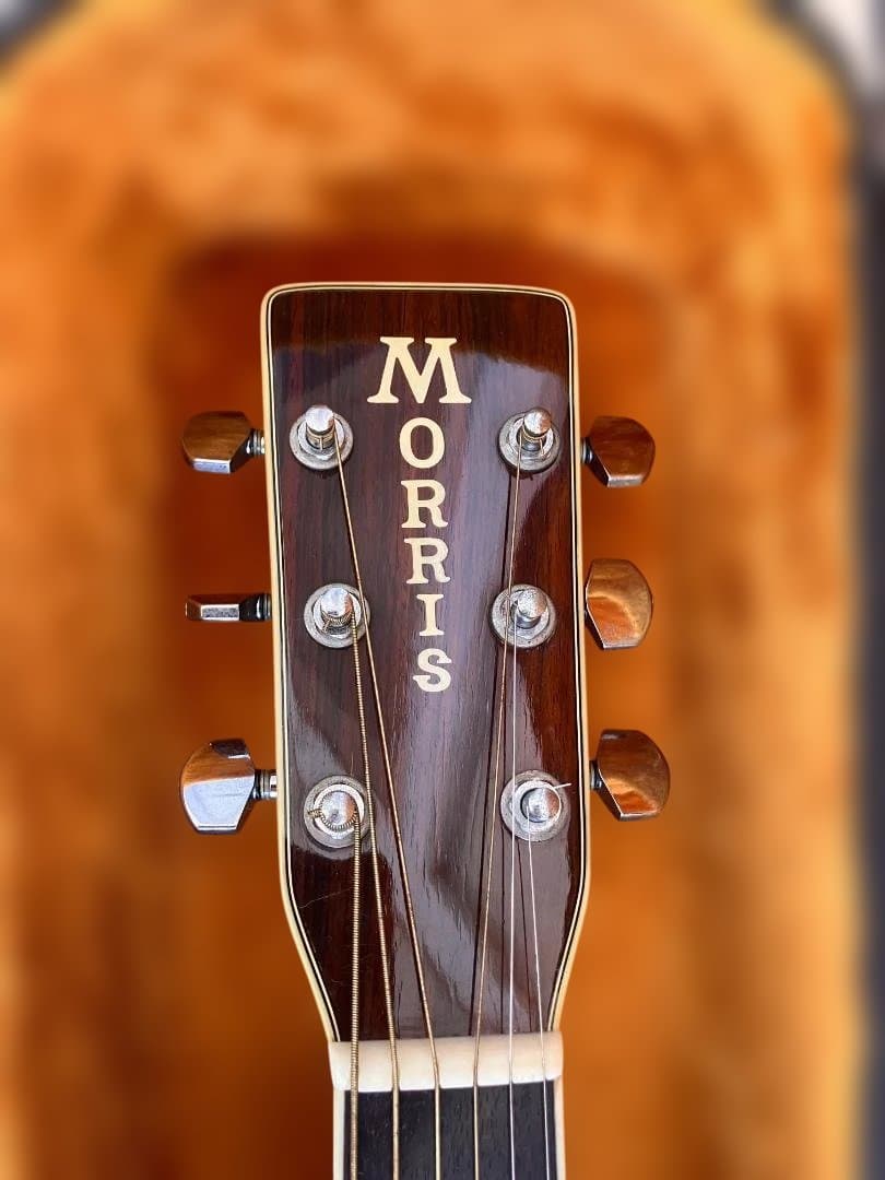 【サンバースト・縦ロゴ】Morris W-40 3Pバック ハードケース付