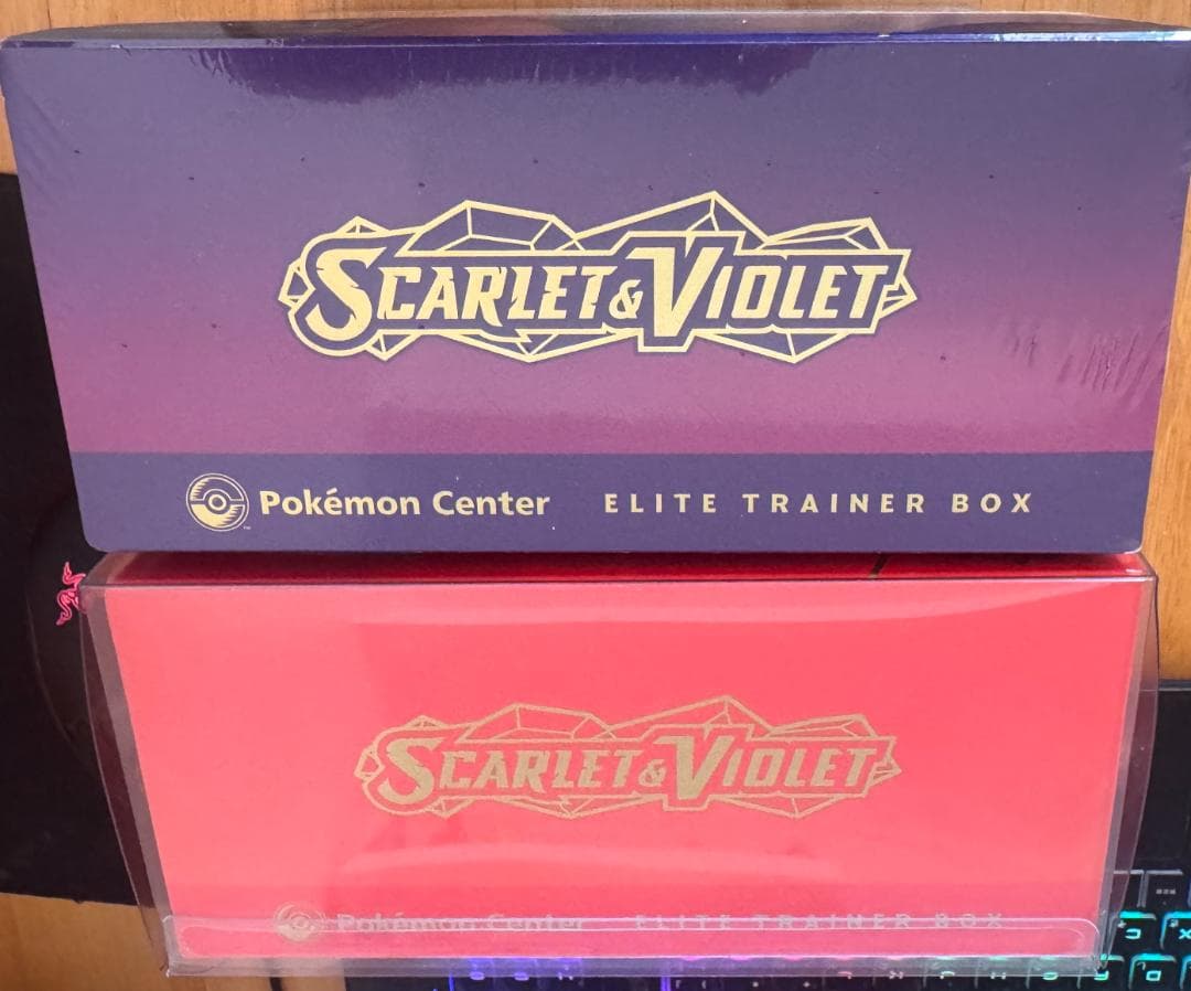 ユハ ポケモンセンタScarlet Violet ックスセット 未開封新品