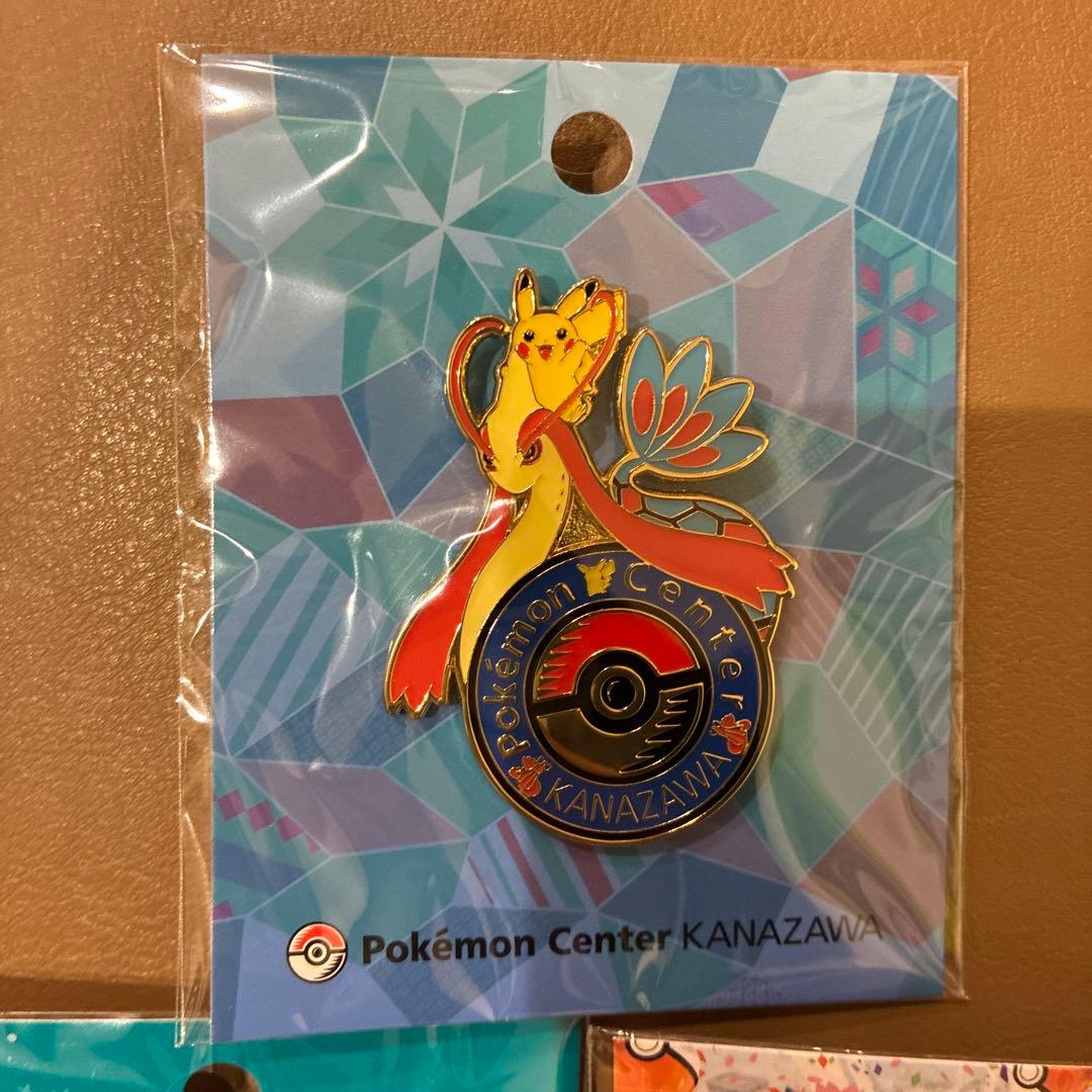 ポケモンセンター　ロゴピンズ　ミロカロス　レックウザ　３点セット