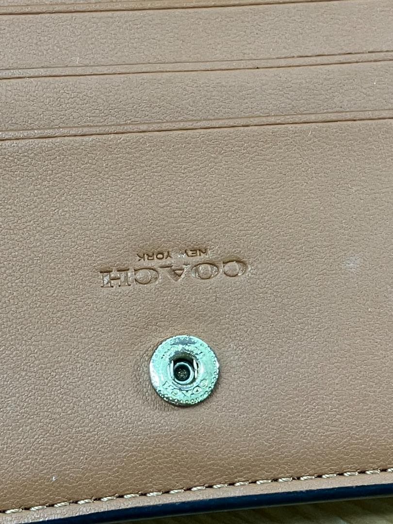 コーチ コズミック レキシー 二つ折り財布 ラウンドジップ 宇宙　CW463