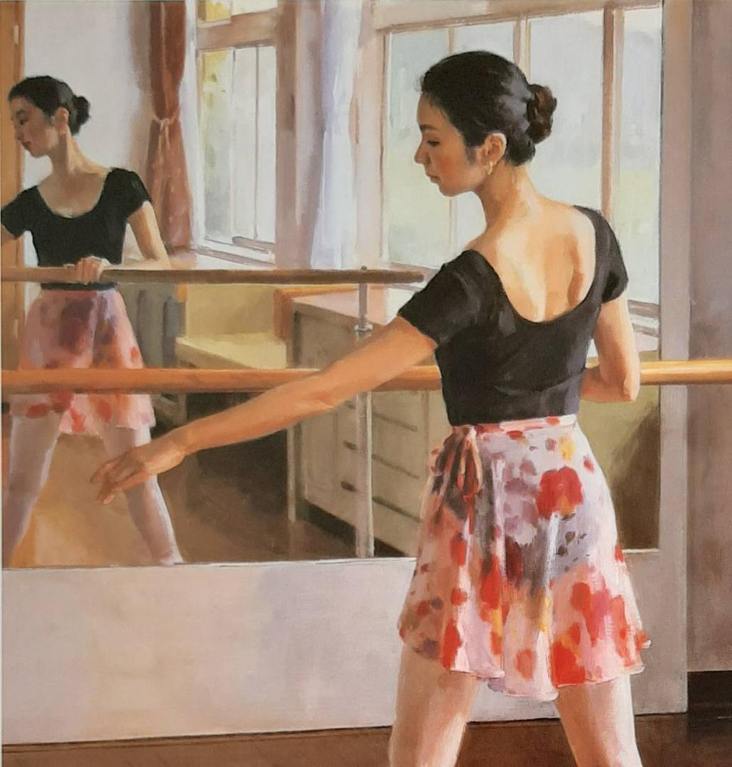 池田清明、「花のチュール」、希少画集の額装画、四季、風景、人気作品