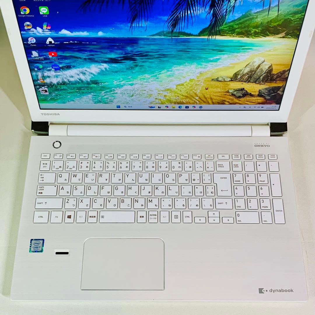 Core i7✨SSD1TB✨32GB✨Windows 11✨白✨ノートパソコン