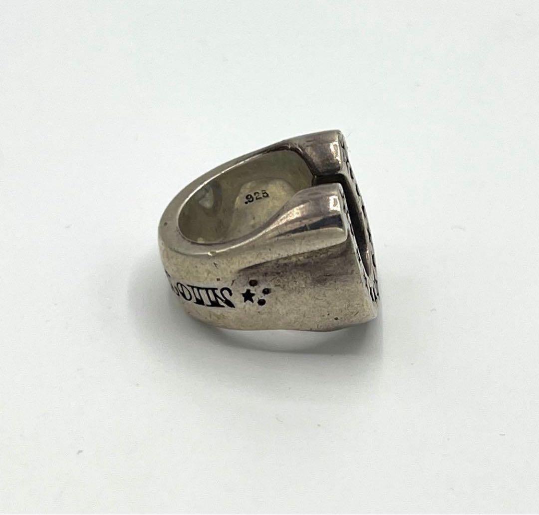 TENDERLOIN テンダーロイン　ホースシューリング　ダイヤ付き　シルバー