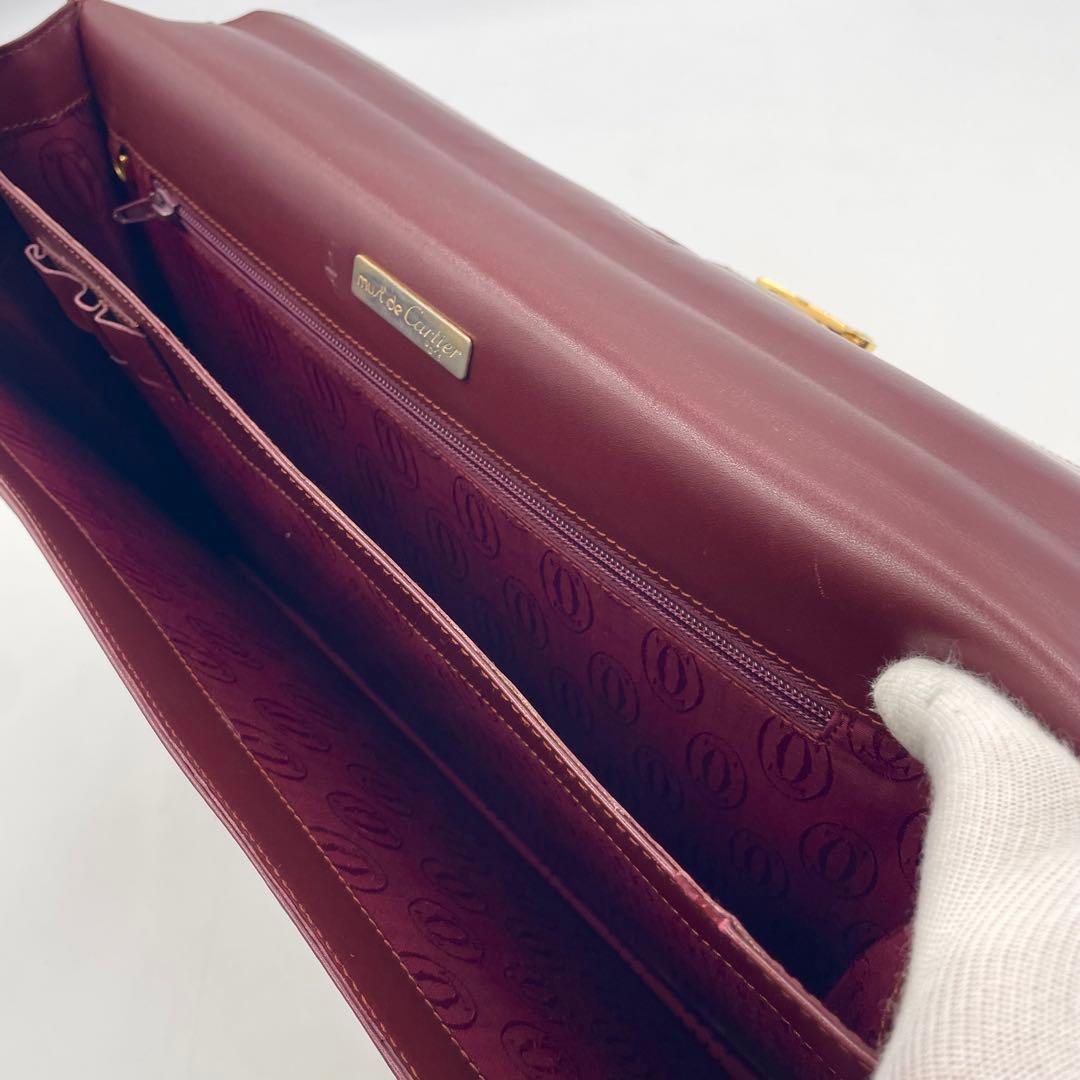 【美品】Cartier カルティエ マストライン ビジネスバッグ ブリーフケース