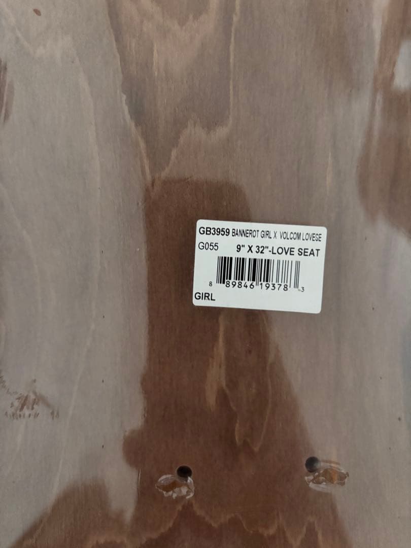 【希少】Girl SK8 Volcom Simon Bannerot 9インチ