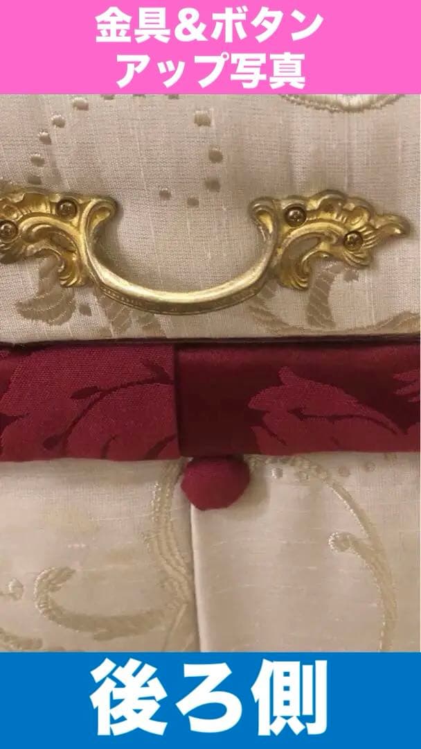 ヴィンテージ♦️ダマスク♦️希少♦️華やかスツール♦️収納 ドレッサーチェア♦️送料込