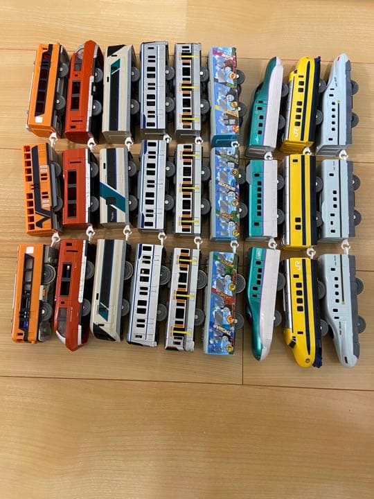 プラレール　ロマンスカー　0系ドクターイエロー　はやぶさなど