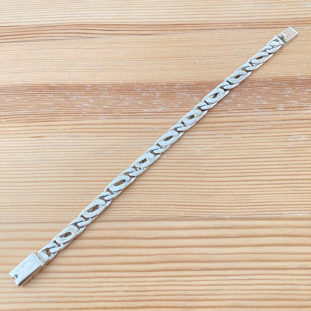 MEXICO シルバー 925 喜平 フィガロ チェーン ブレスレット