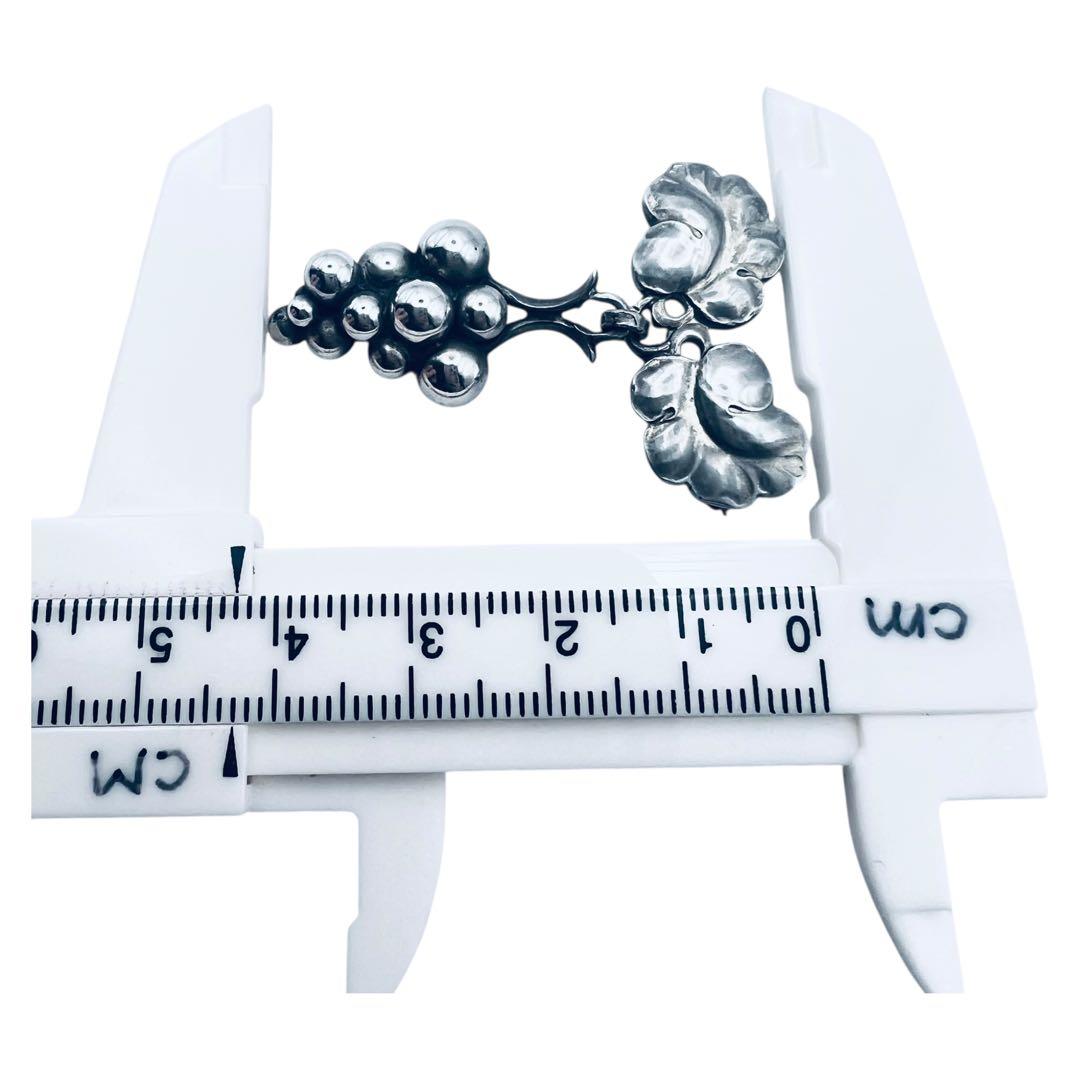 ジョージジェンセン　ムーンライトグレープ　217A シルバー　ブローチ