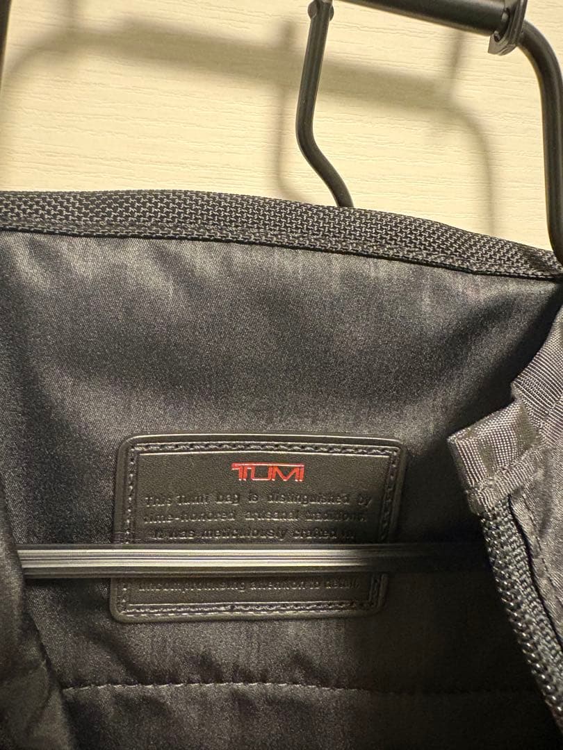 TUMI ブラック ガーメントバッグ ナイロン製