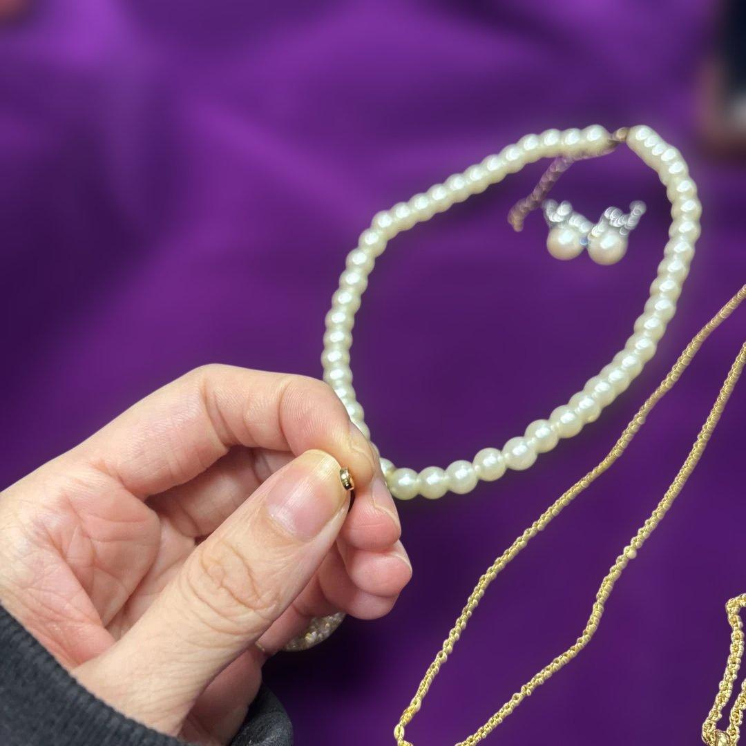 アクセサリー まとめ売り ネックレス ピアス ブレスレット 遺品整理 生前整理