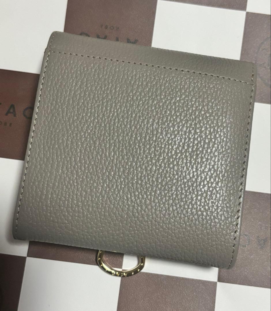 ATAO アタオ ROTOLO ロトロ 二つ折り財布 グレージュ 付属品付き