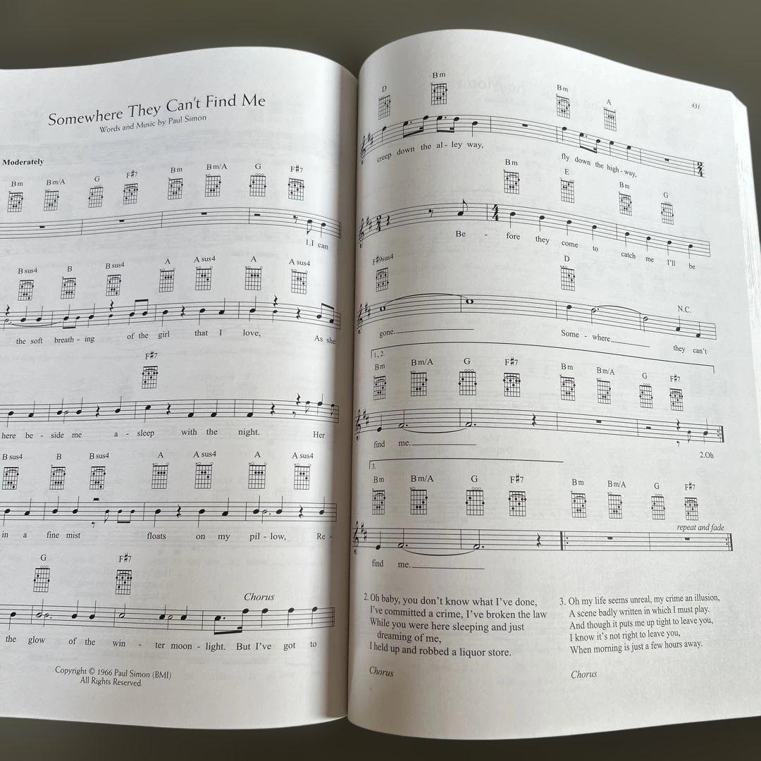 [楽譜]ポール・サイモン「デフィニティヴ・ポール・サイモン・ソングブック」輸入版