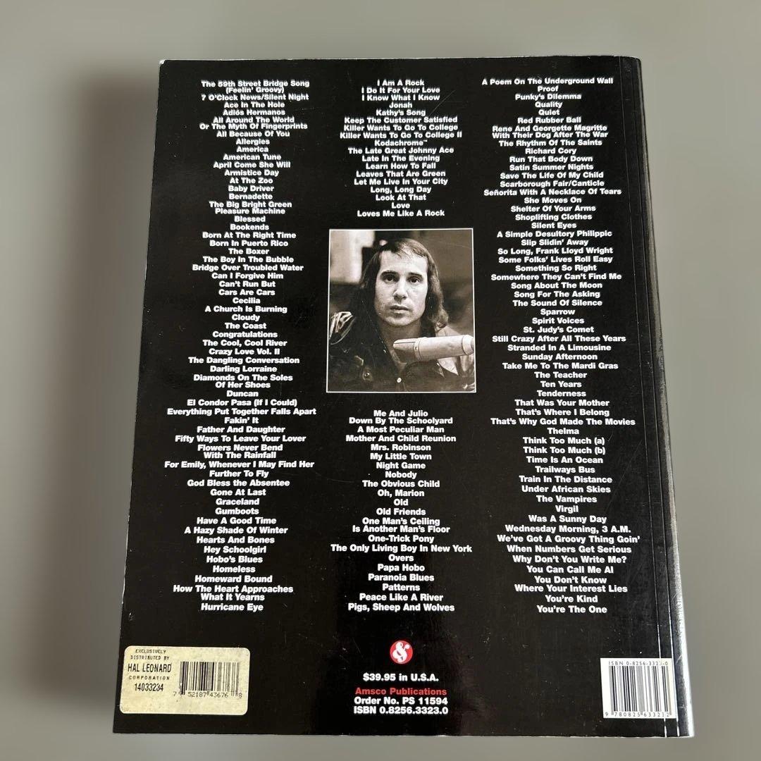 [楽譜]ポール・サイモン「デフィニティヴ・ポール・サイモン・ソングブック」輸入版