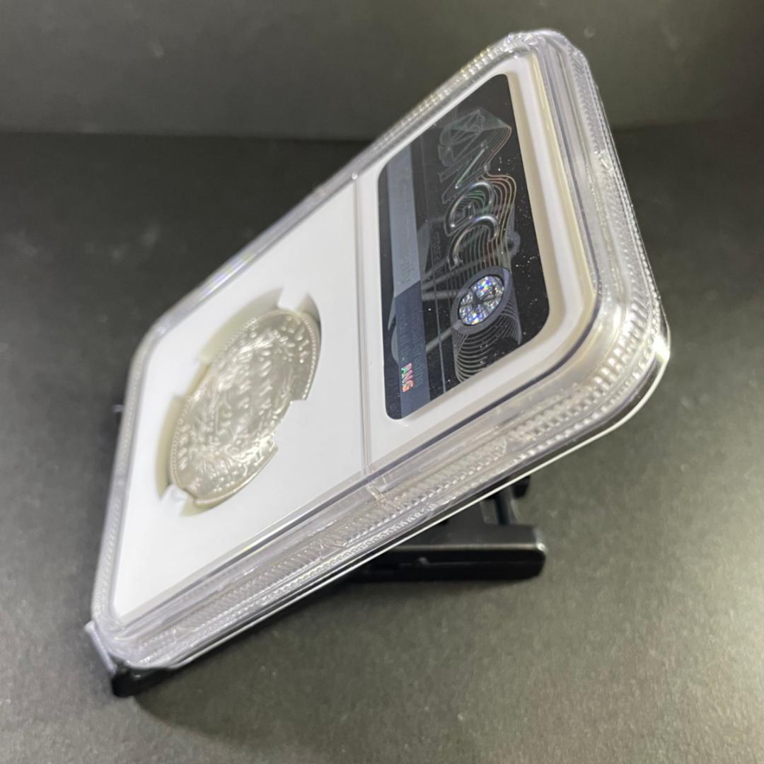 【イギリス インド 銀貨】NGC MS61 ルピー ウィリアム・ワイオン