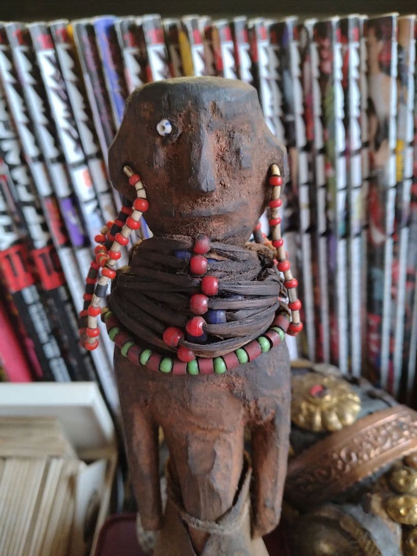 呪物　プリミティブアート　アフリカ　ケニア　キクユ族　トゥルカナ族　木彫人形