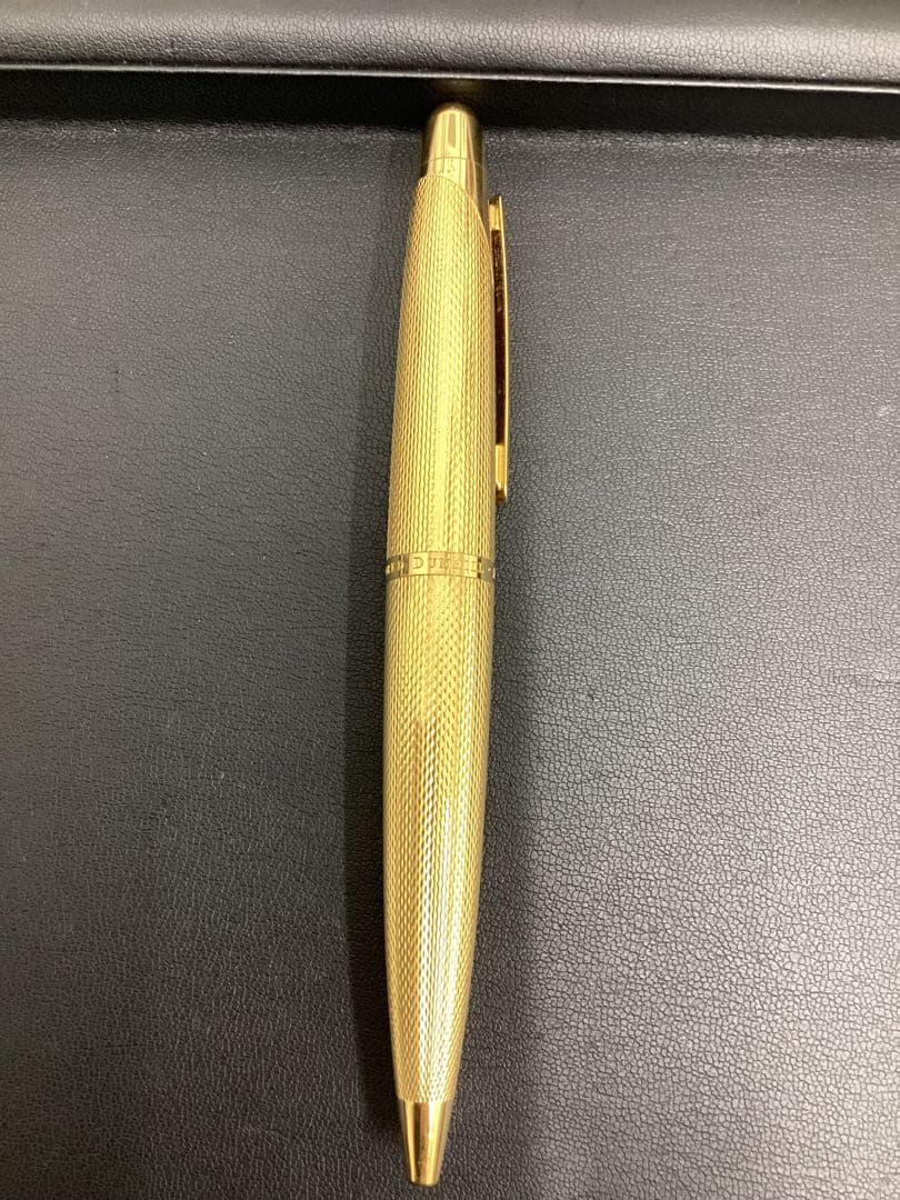 A.DUNHILL ゴールドプレートバーレイボールペン
