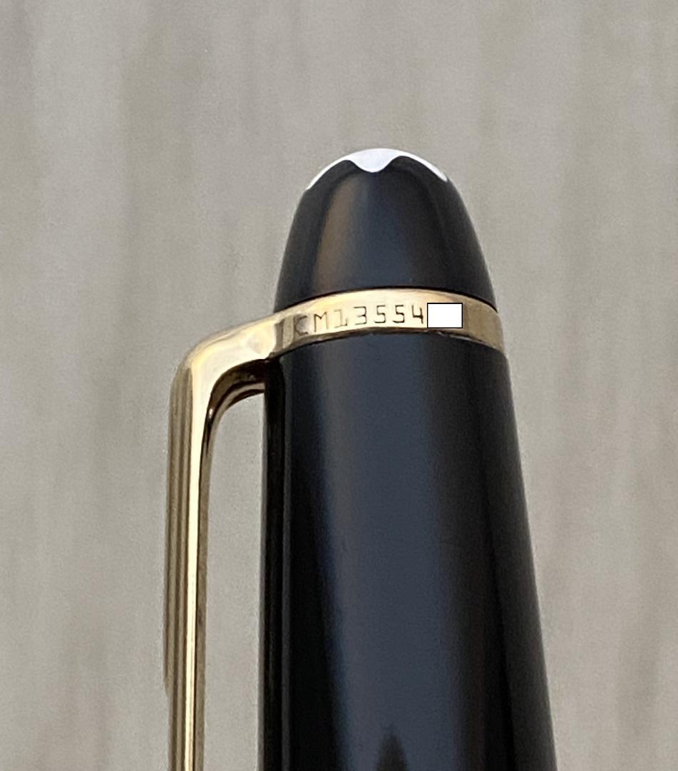 ドイツ製 モンブラン 163 クラシックキャップ式 ローラーボール　純正リフィル