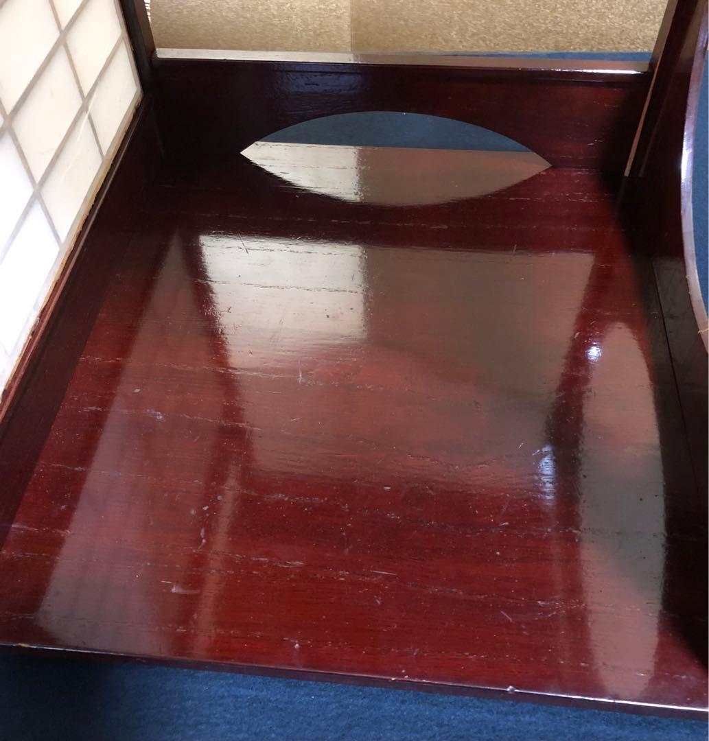 《レ》茶道具 桐溜塗 吉野棚 組立式 塗師 川瀬表完作 共箱 251216お5