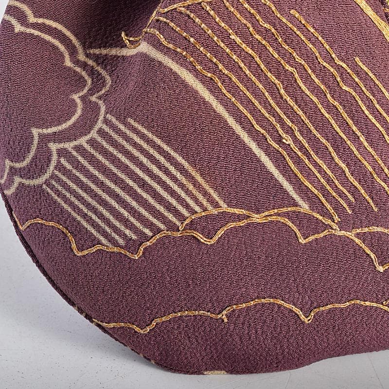 和装小物　江戸時代　小釉裂　龍花文　香袋　匂い袋　C　R8814