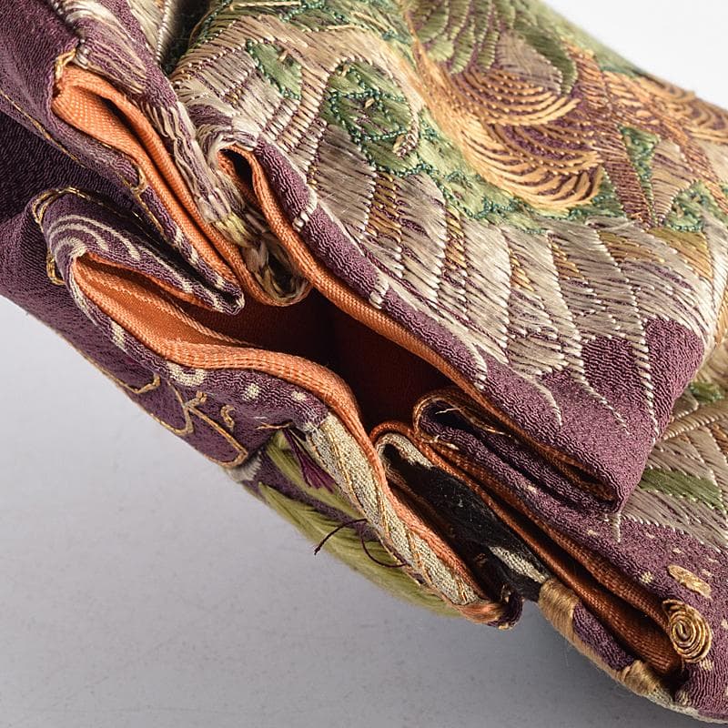 和装小物　江戸時代　小釉裂　龍花文　香袋　匂い袋　C　R8814