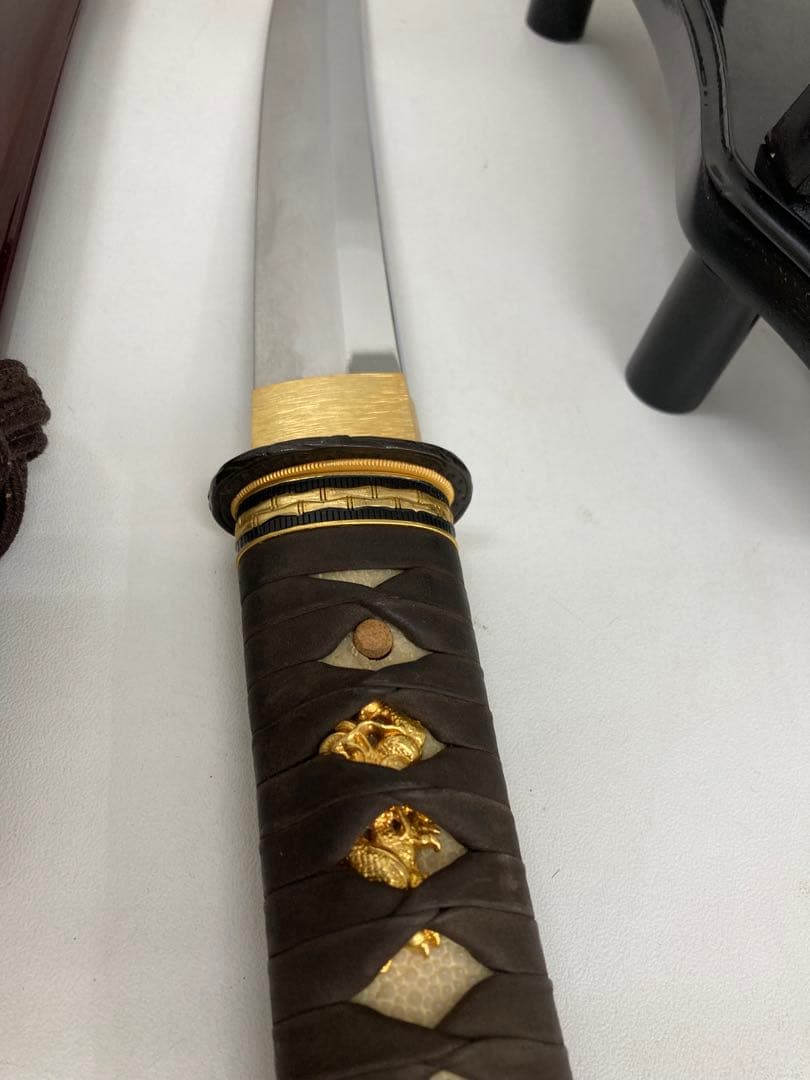 【希少/美品】模造刀　日本刀　KATANA 赤鞘付き 30cm