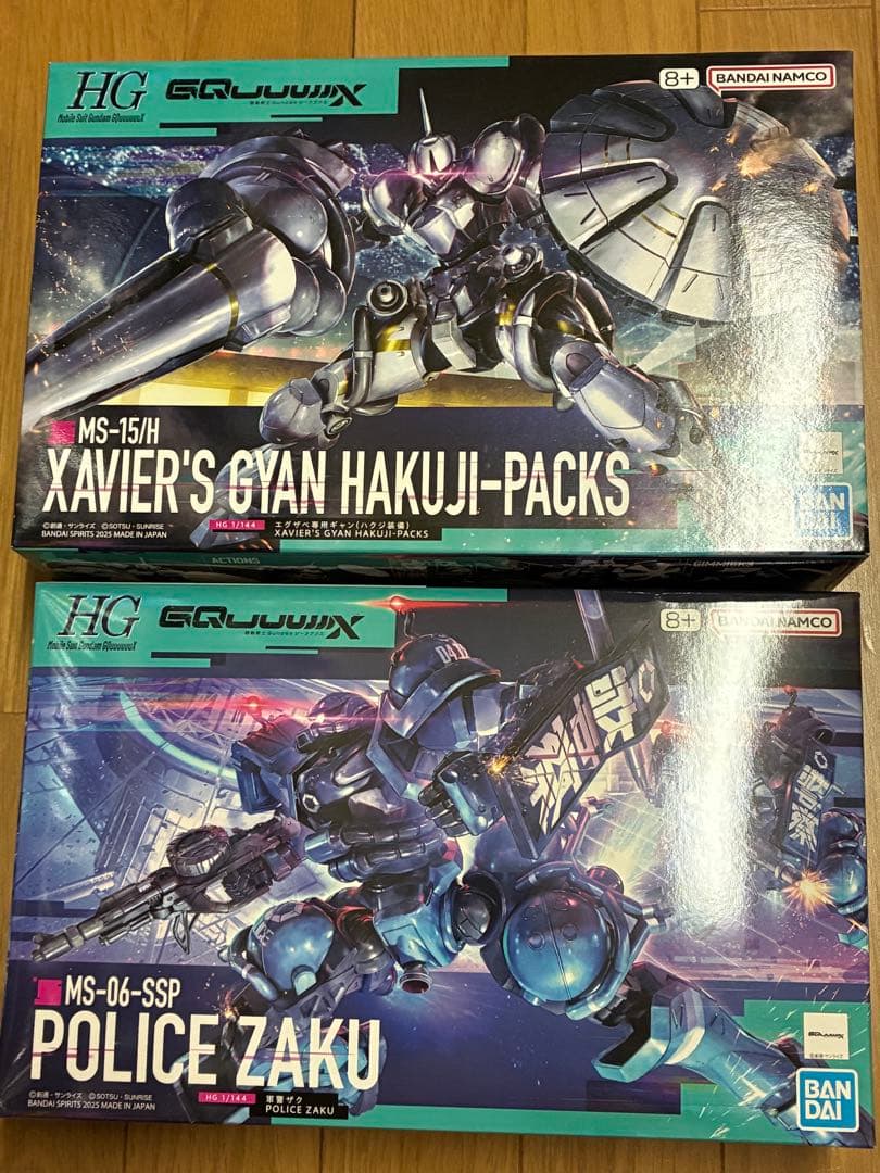 HG ジークアクス12点セット　純正デカール①②付き