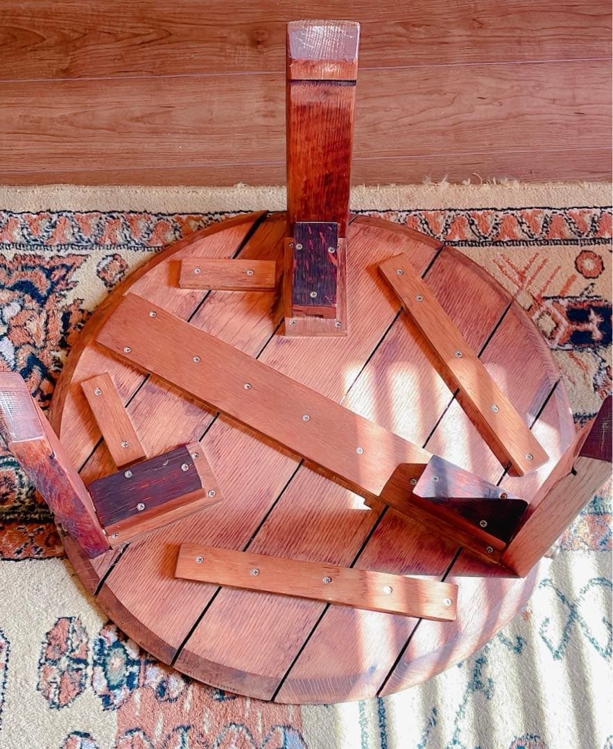 サイドテーブル ミッドセンチュリー 円卓 コーヒーテーブル