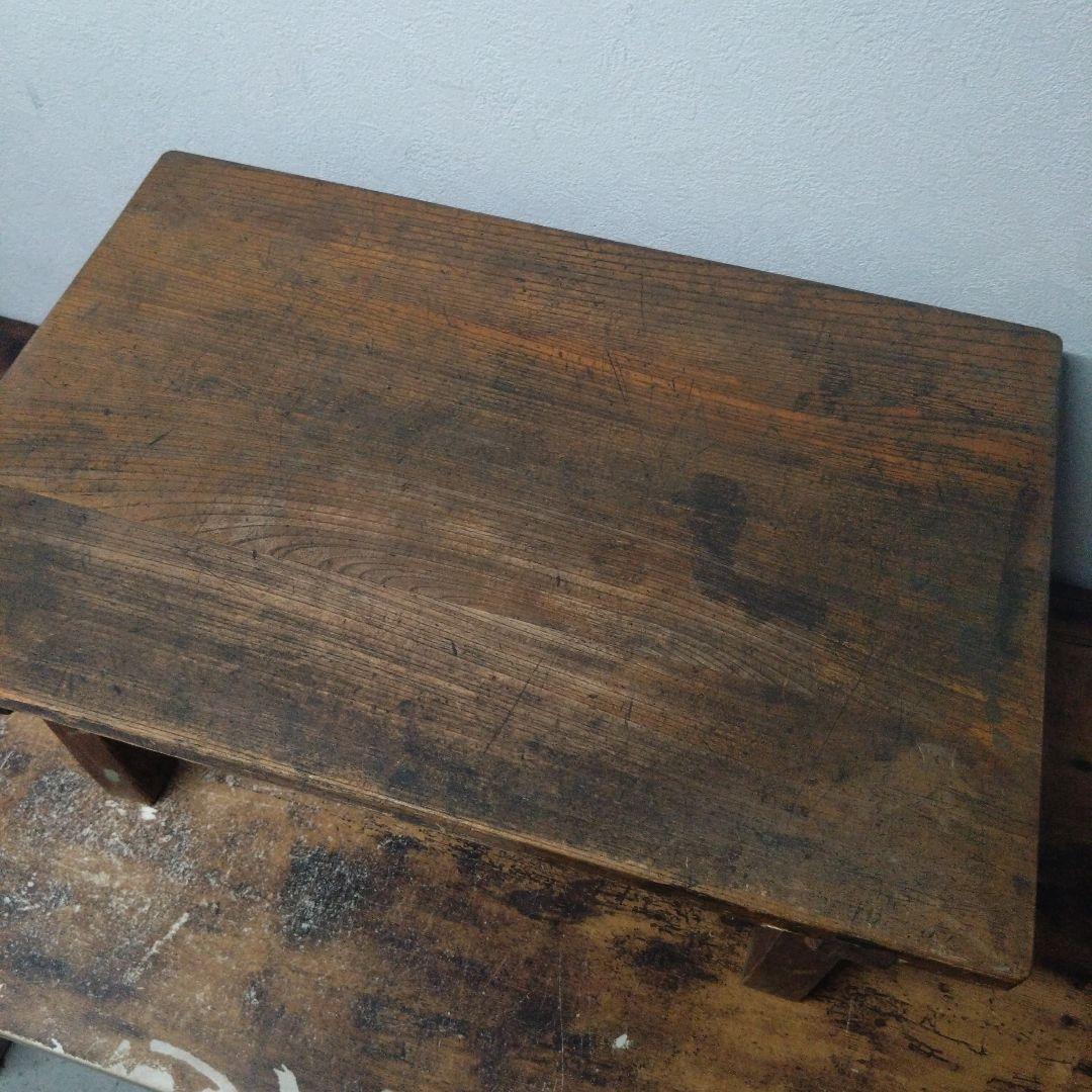 Mt7 木製シンプル座卓 ダークブラウン 昭和レトロ ヴィンテージ オシャレ