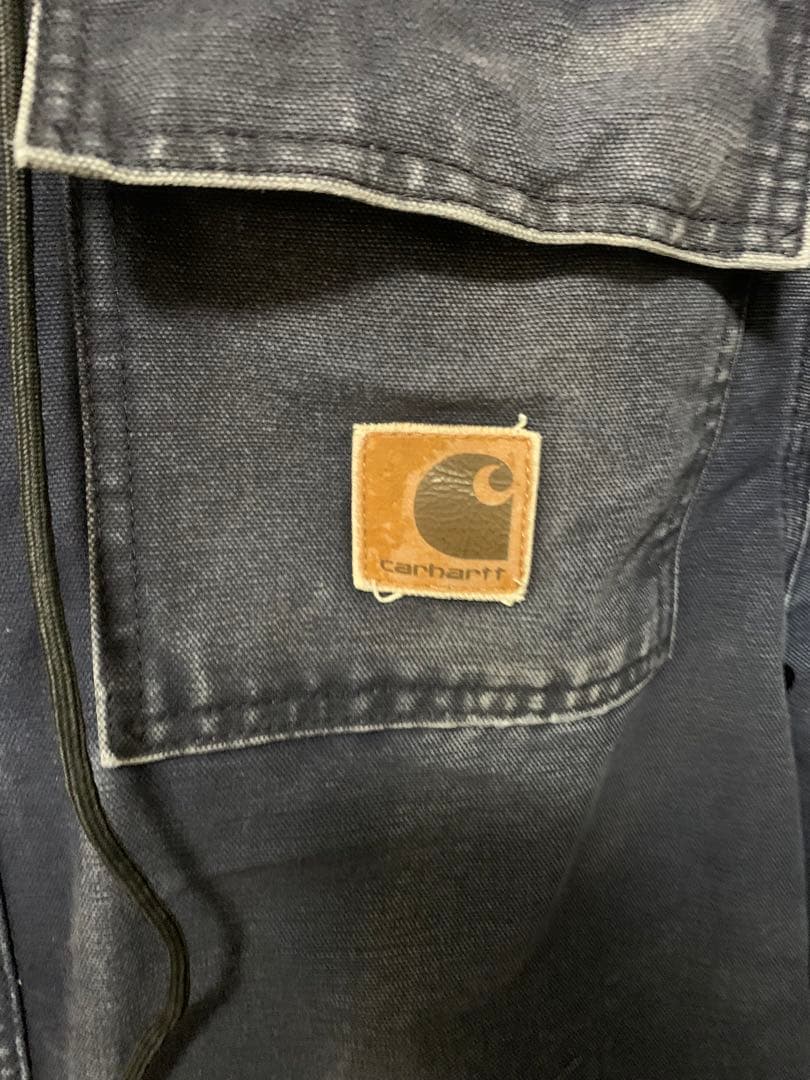 Carhartt シベリアンパーカーネイビー　キルティングメキシコ製