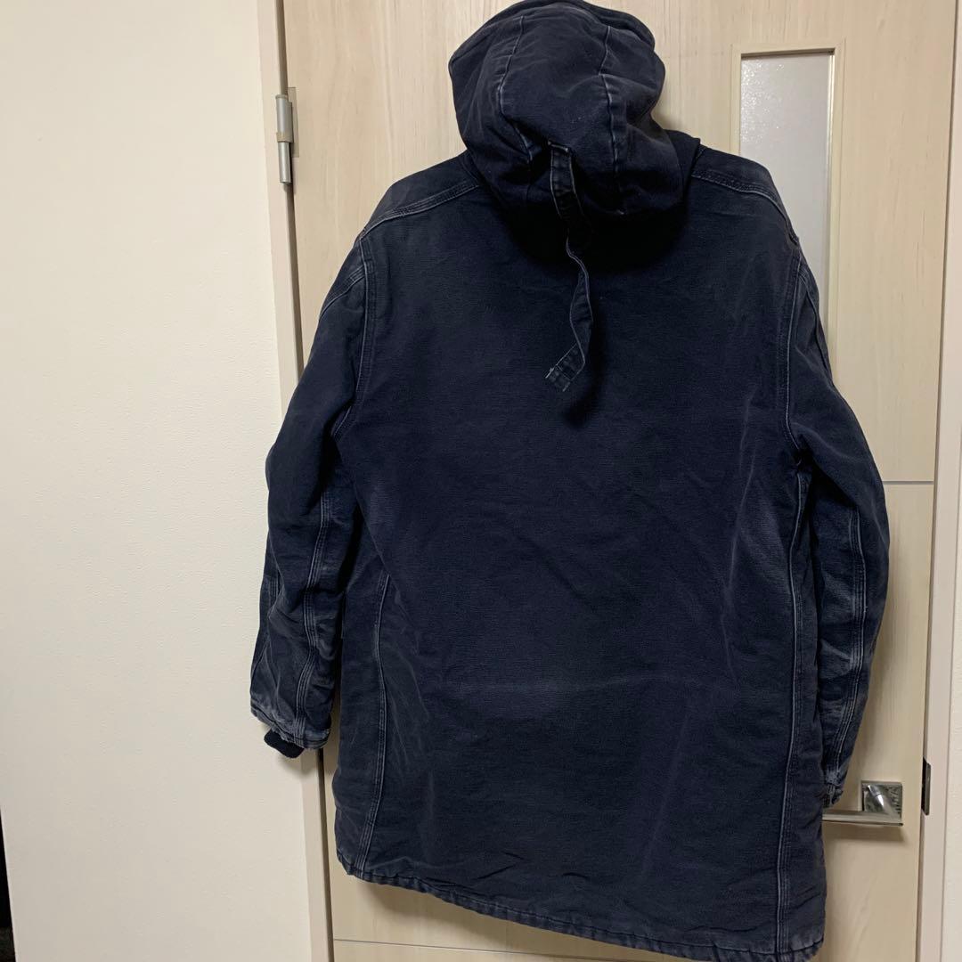 Carhartt シベリアンパーカーネイビー　キルティングメキシコ製