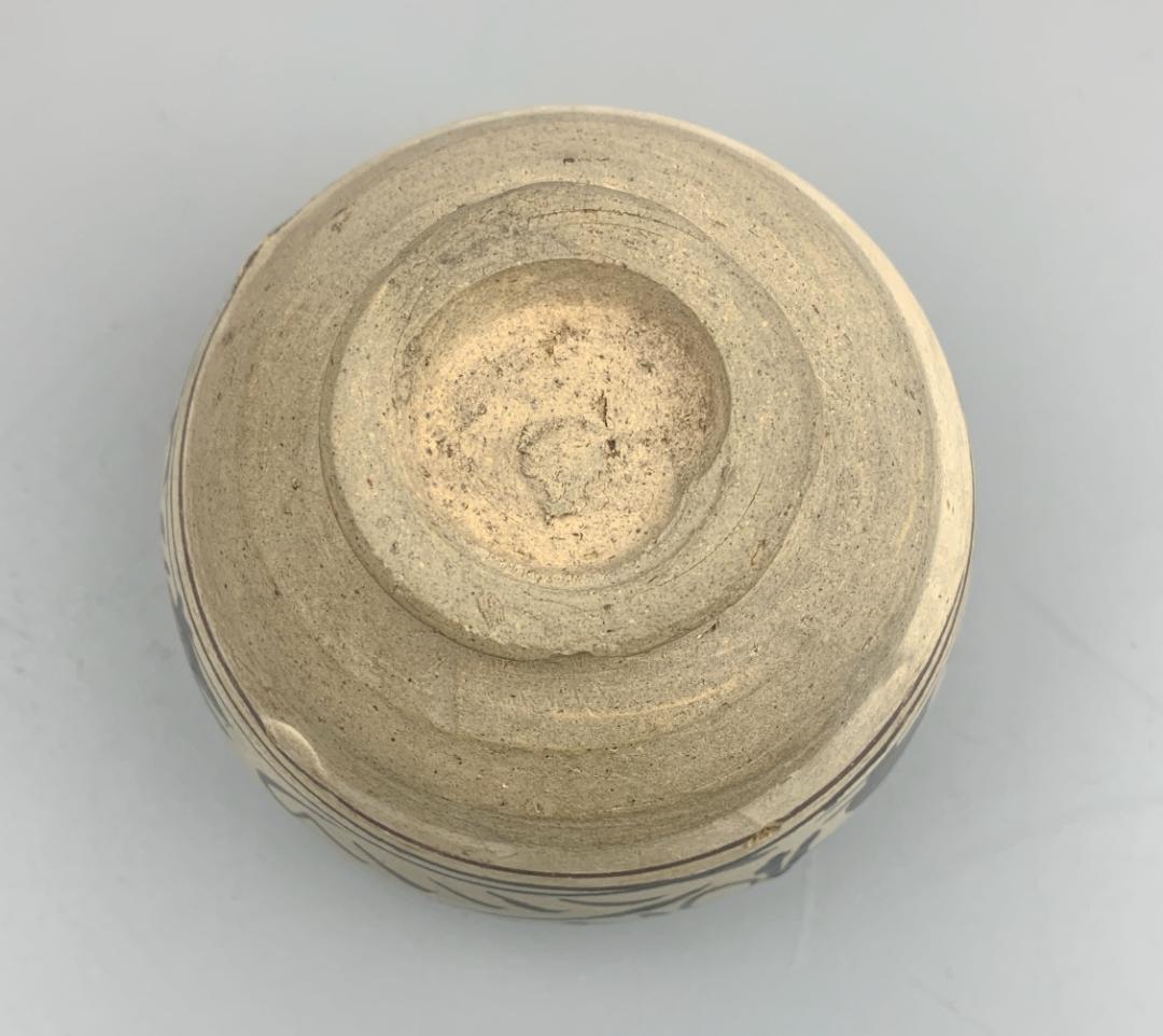 磁州窯小壺　中国美術　民家蔵出し　骨董品　時代物　元　合箱