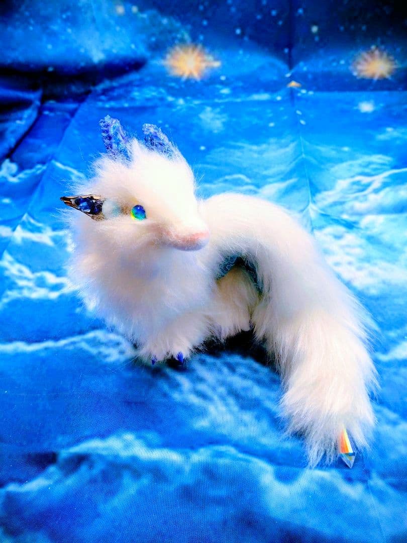 ちっこい龍ドラゴンアートドールハンドメイドぬいぐるみDragon ArtDoll