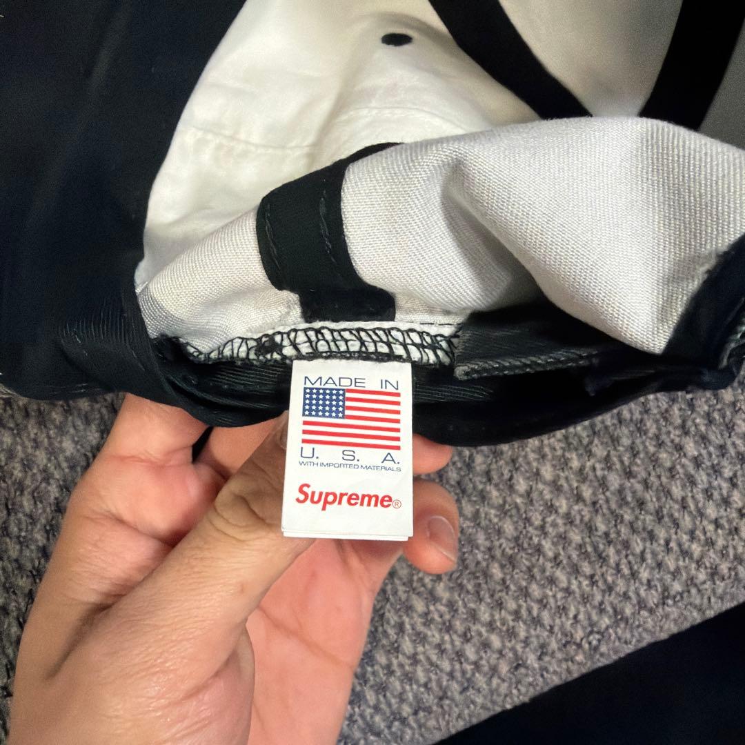 SUPREME キャップ　ブラック