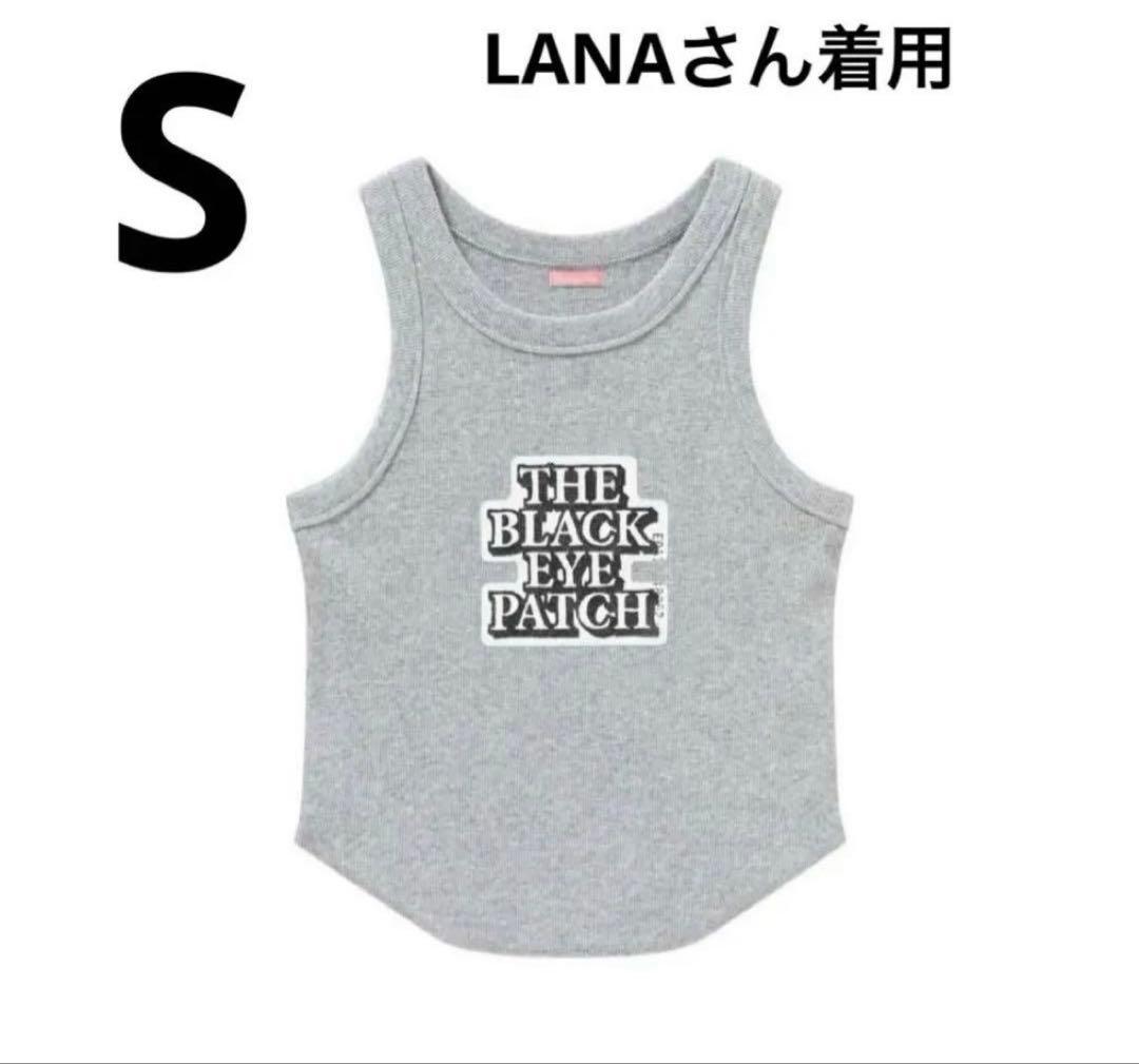 Black Eye Patch タンクトップ グレー　LANA着用
