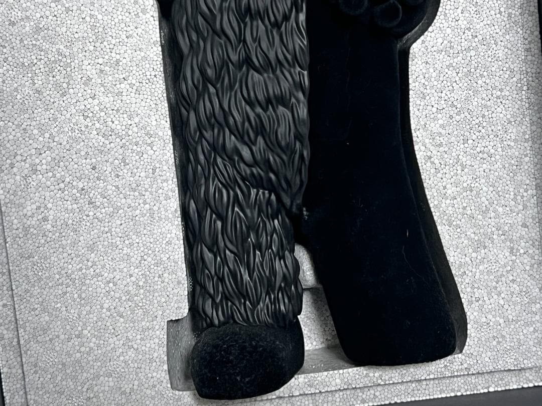 メディコムトイ KAWS カウズ KACHAMUKKU ブラック ガチャピン