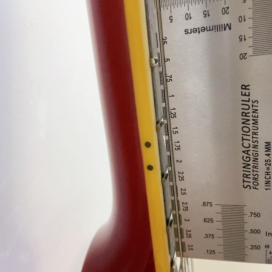 ギャラン GALAN レスポール 虎目 LEAD ROCK レッド