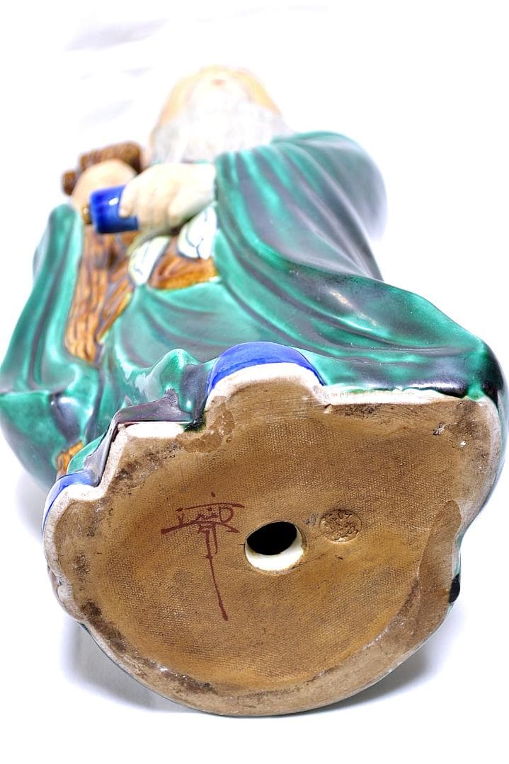 九谷焼寿老人像 置物