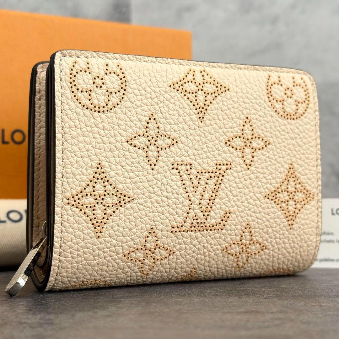 完売品 新品⭐️ルイヴィトン マヒナ クレア フライトモード ベージュ×オレンジ