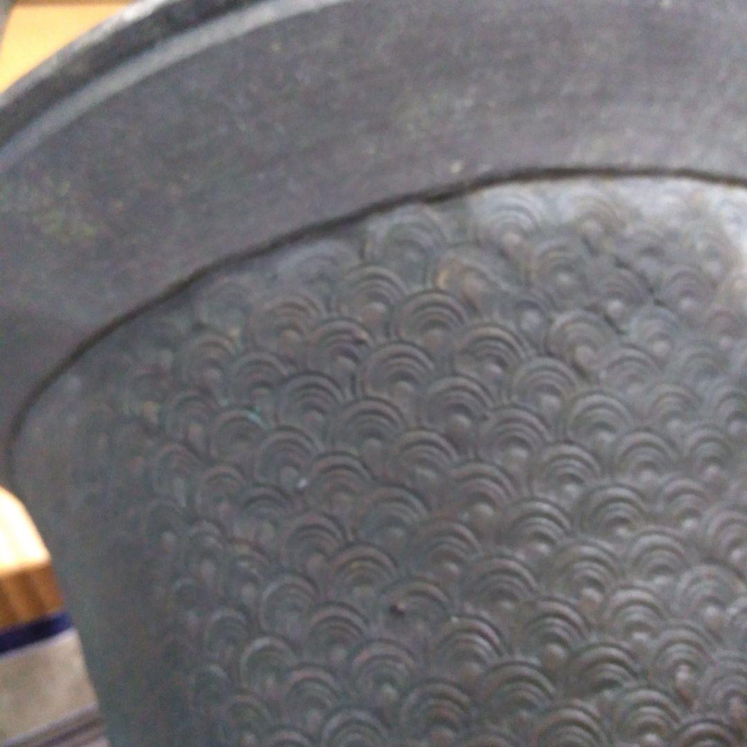 青銅火鉢　手炙り　大型