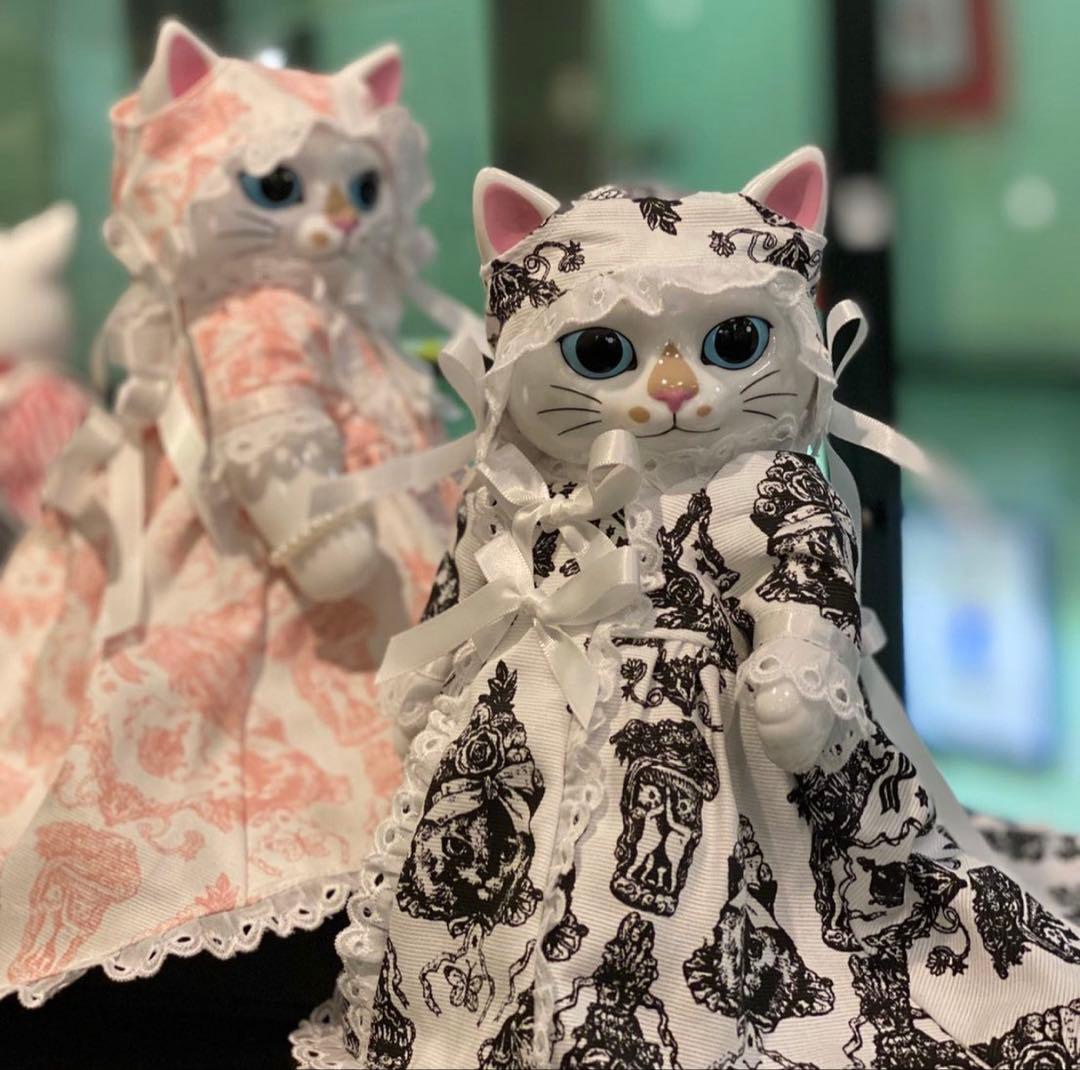 ヒグチユウコ こはるのお人形用 goblin Victorian柄 黒 ドレス