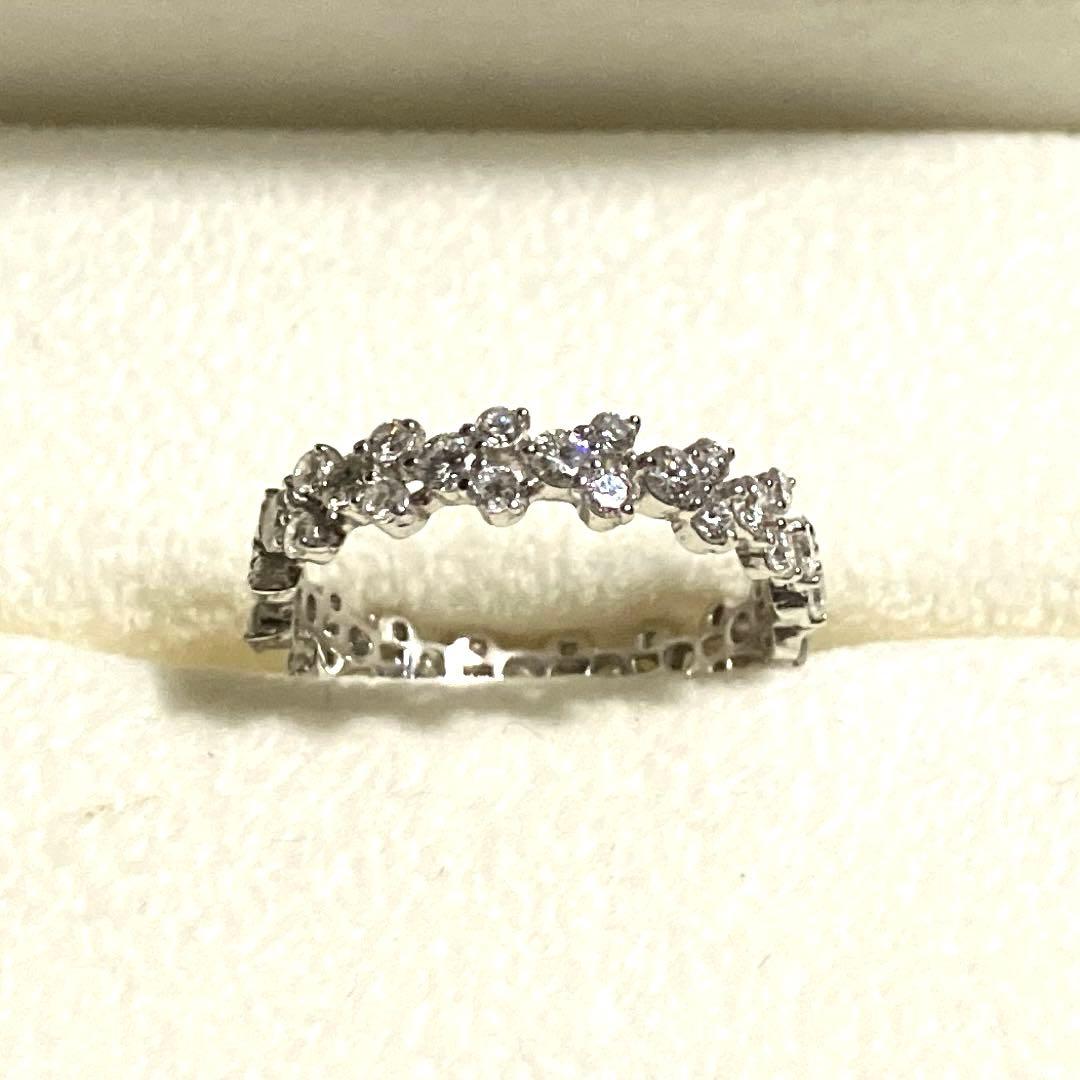 ミッキーマウス　エタニティリング Pt900