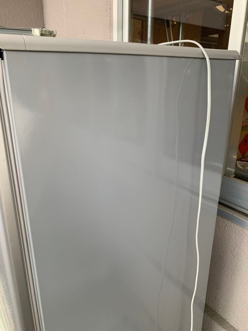 シルバー 3ドア冷蔵庫　サンヨー