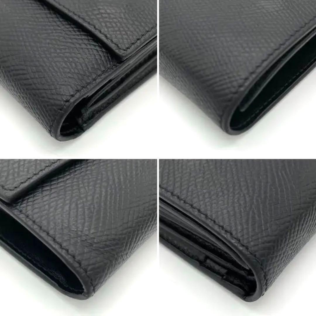 【大特価!!】セリーヌ スモールトリフォールド 財布 ブラック 鑑定済み■