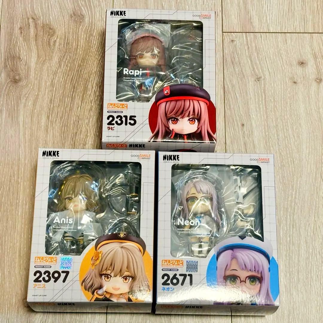 【新品未開封】NIKKE ねんどろいど ラピ アニス ネオン 3点セット
