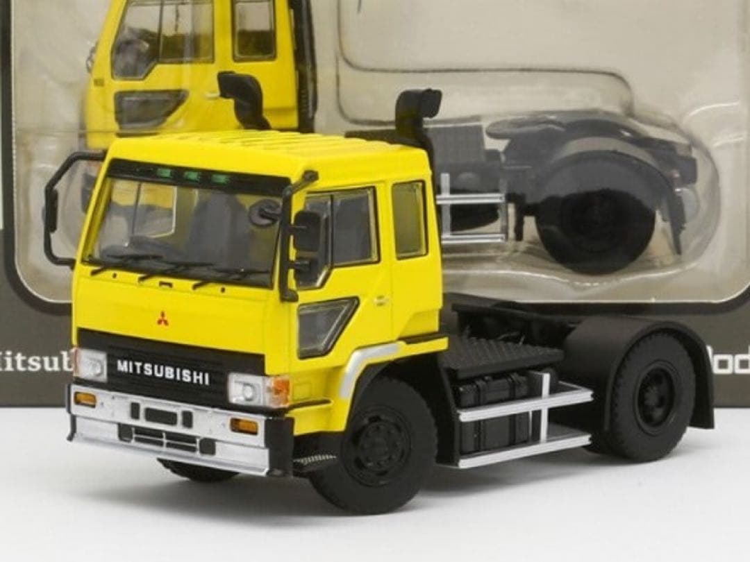 Model1 one 1/64 三菱ふそう ザ・グレート（1986）イエロー