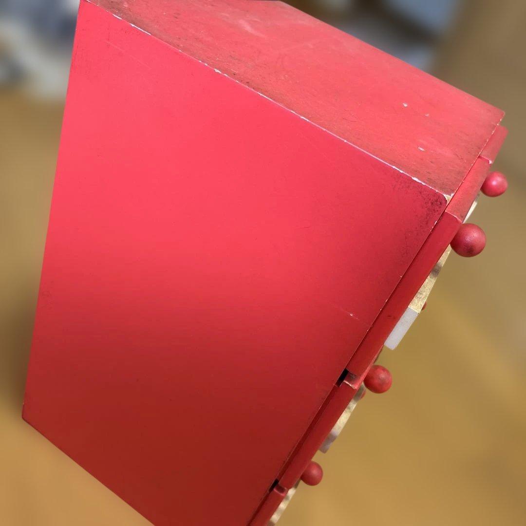 HELLO KITTY キャラクター引き出し 赤